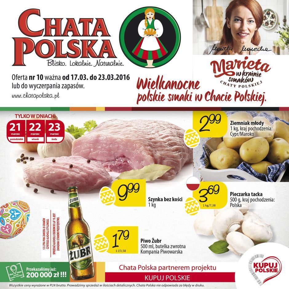 Gazetka promocyjna Chata Polska do 23/03/2016 str.1