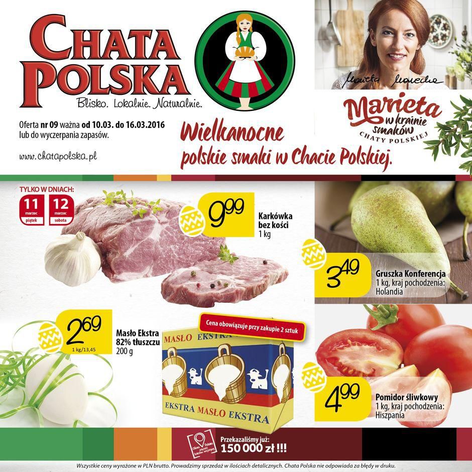 Gazetka promocyjna Chata Polska do 16/03/2016 str.1