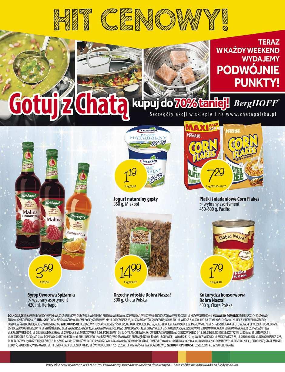 Gazetka promocyjna Chata Polska do 09/12/2015 str.11