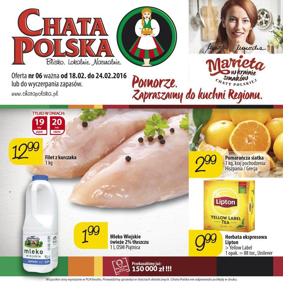 Gazetka promocyjna Chata Polska do 24/02/2016 str.1