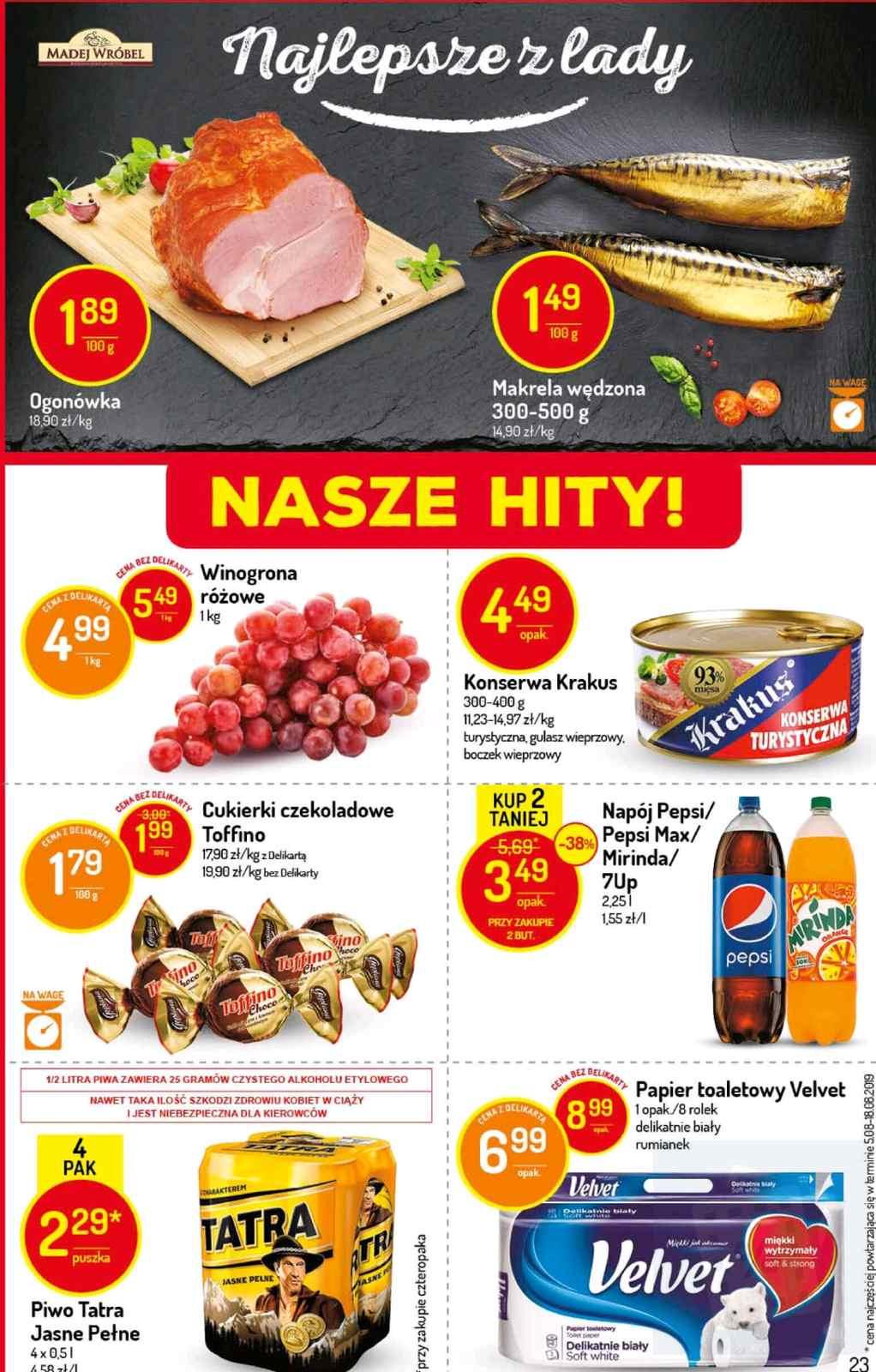 Gazetka promocyjna Delikatesy Centrum do 02/10/2019 str.23