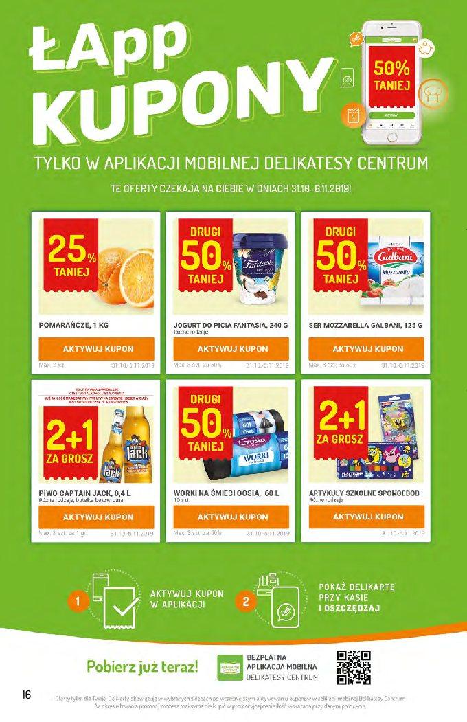 Gazetka promocyjna Delikatesy Centrum do 06/11/2019 str.16