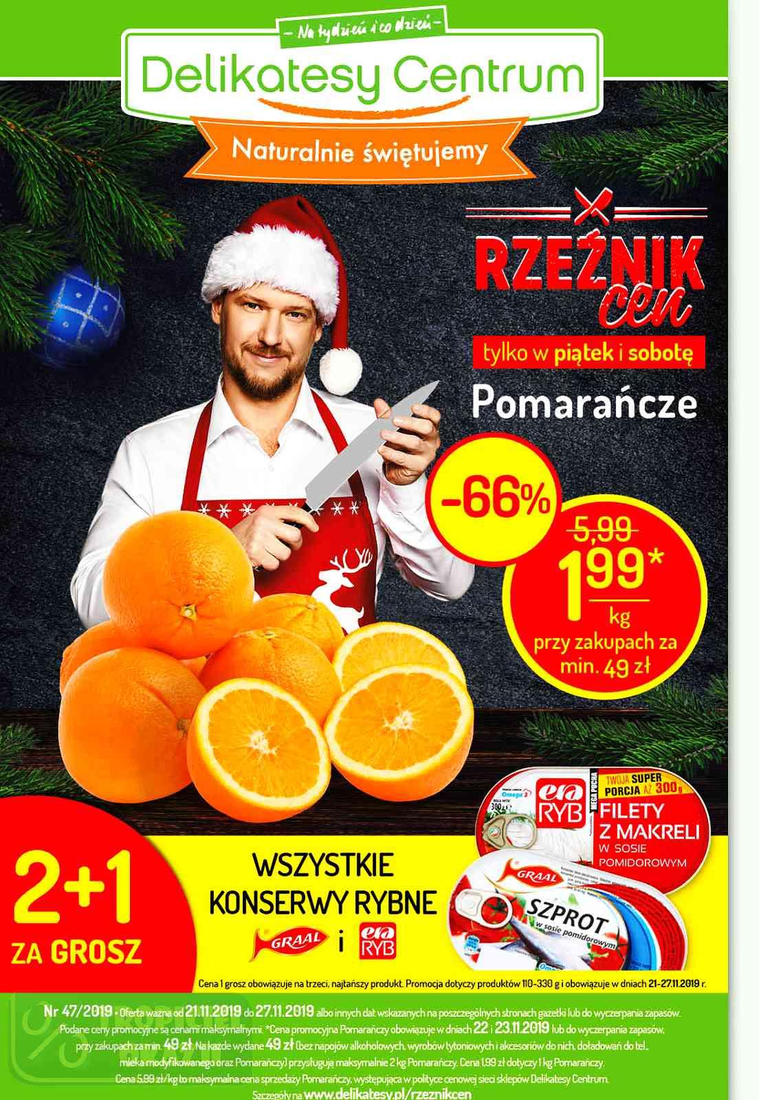 Gazetka promocyjna Delikatesy Centrum do 28/11/2019 str.0