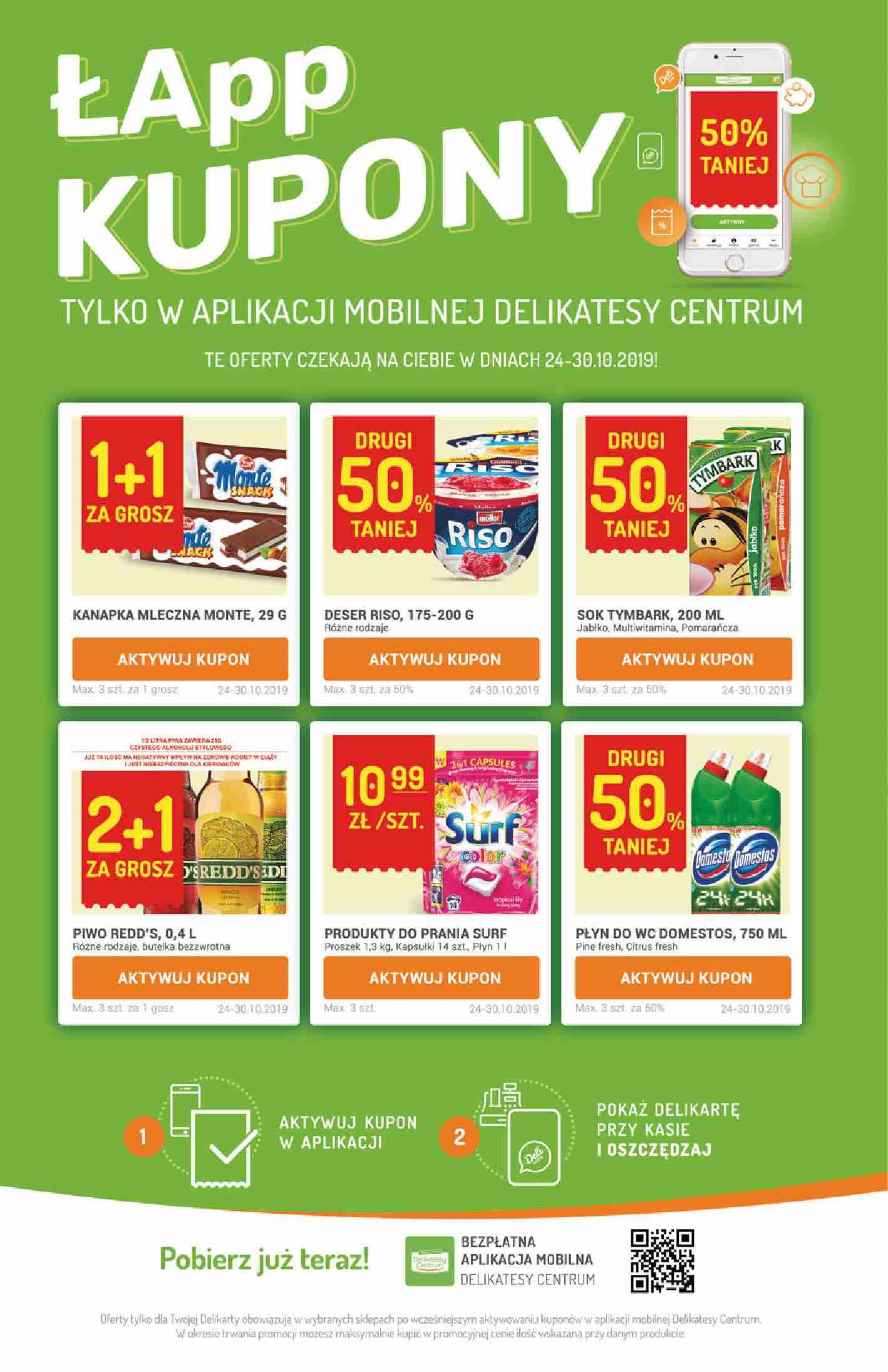 Gazetka promocyjna Delikatesy Centrum do 30/10/2019 str.12