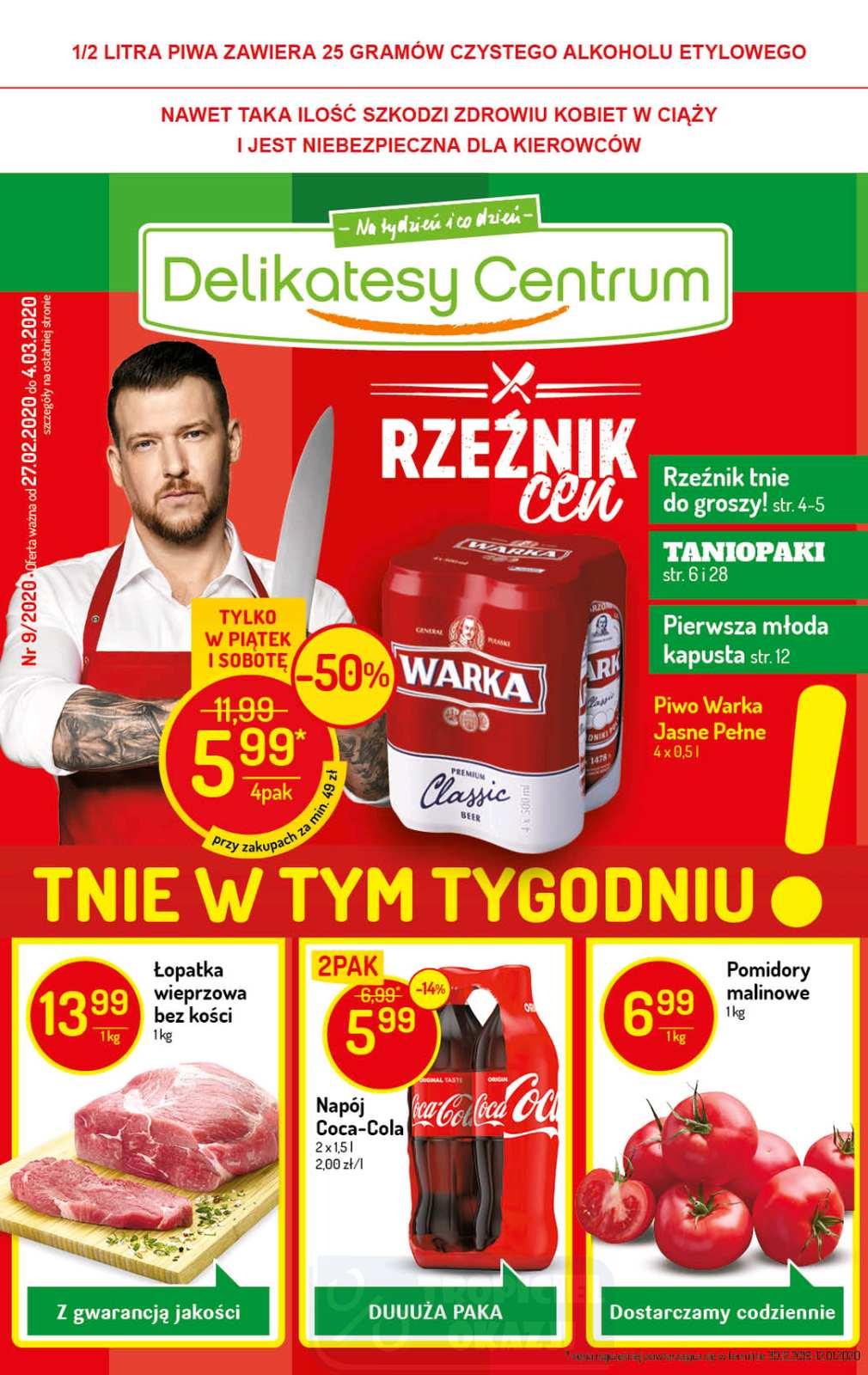 Gazetka promocyjna Delikatesy Centrum do 04/03/2020 str.1