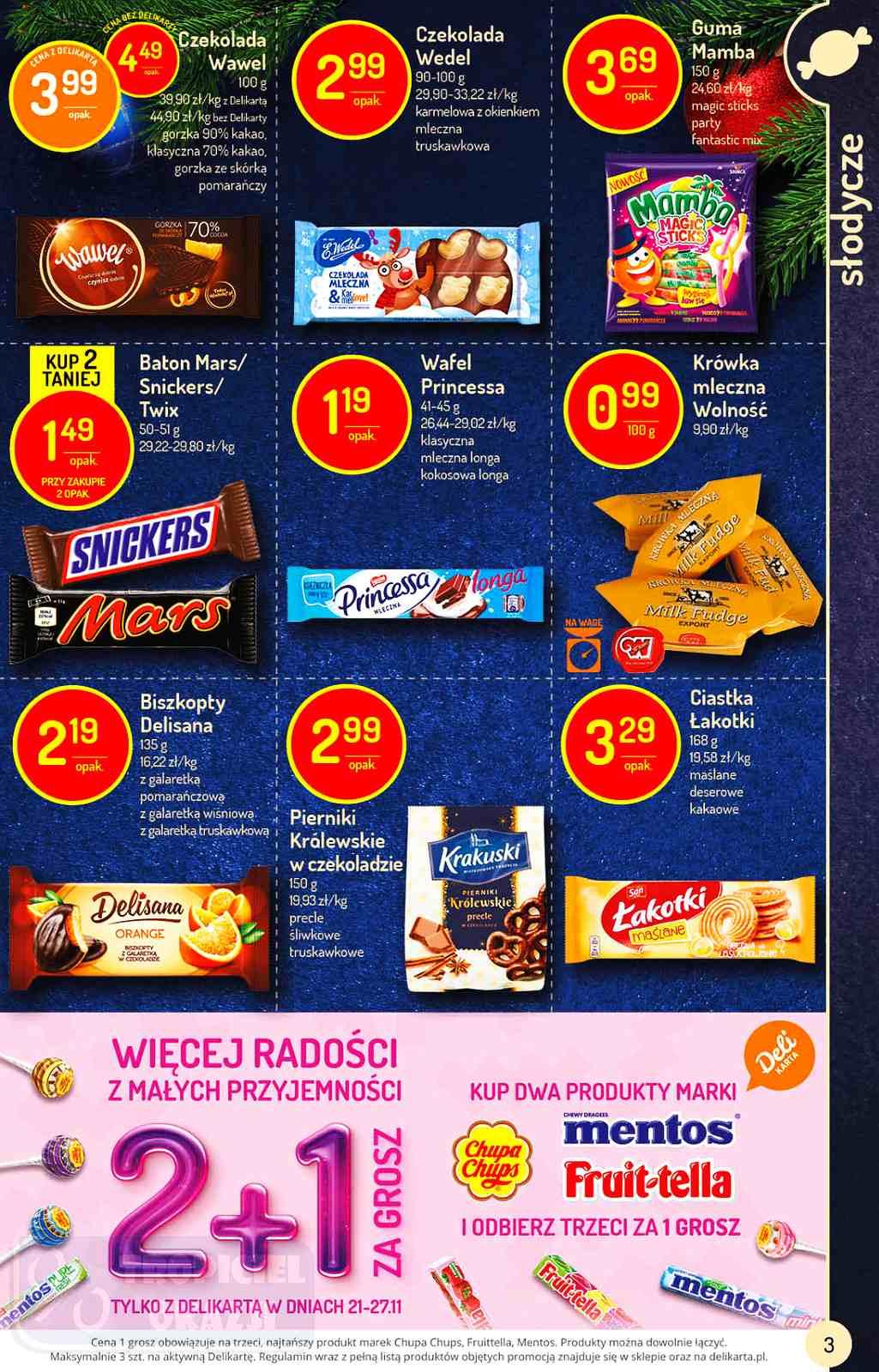 Gazetka promocyjna Delikatesy Centrum do 28/11/2019 str.3