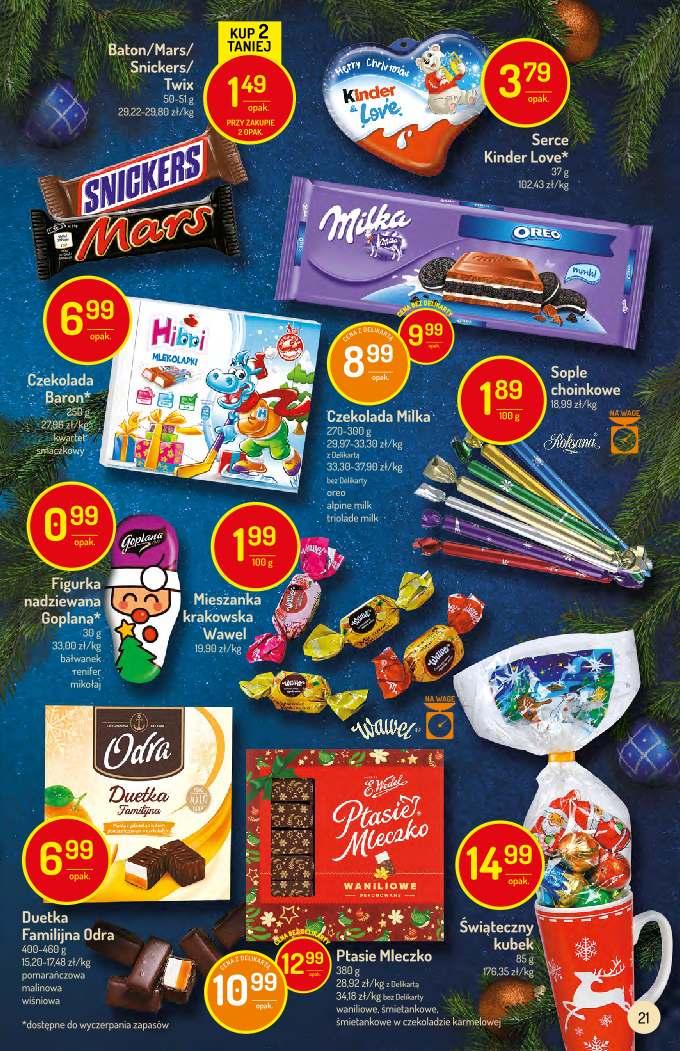 Gazetka promocyjna Delikatesy Centrum do 18/12/2019 str.21