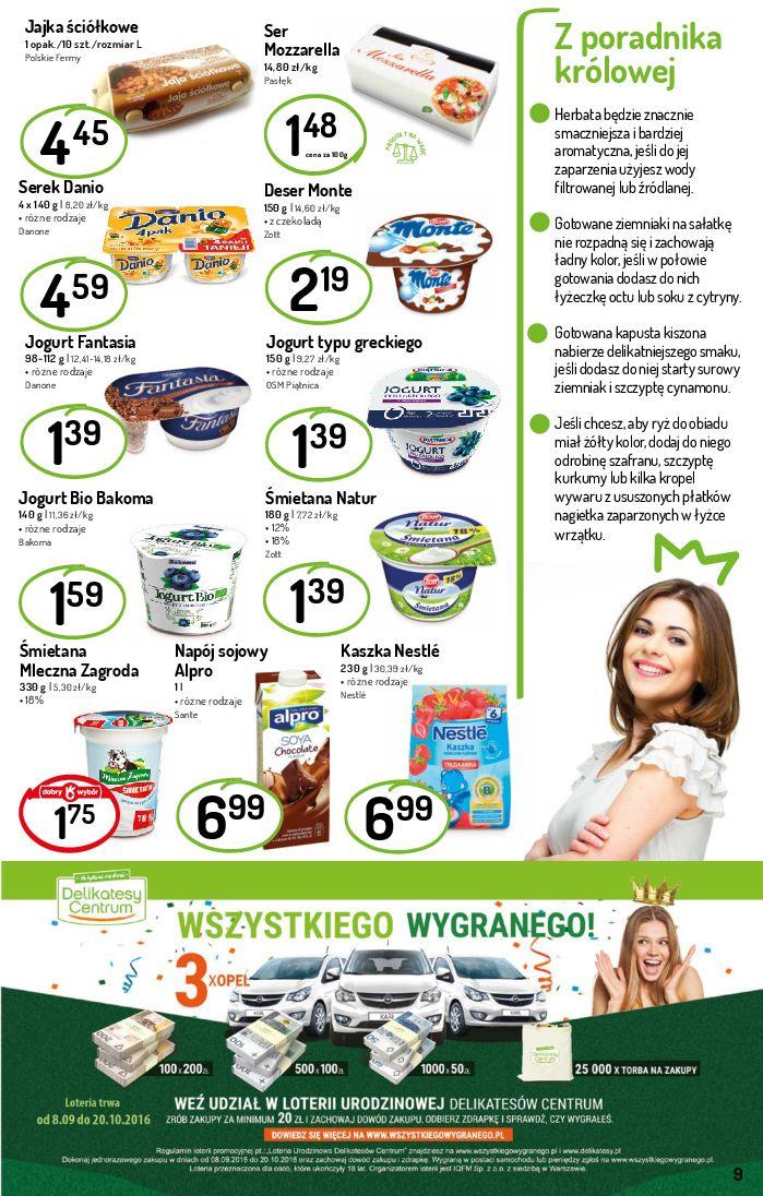 Gazetka promocyjna Delikatesy Centrum do 05/10/2016 str.9