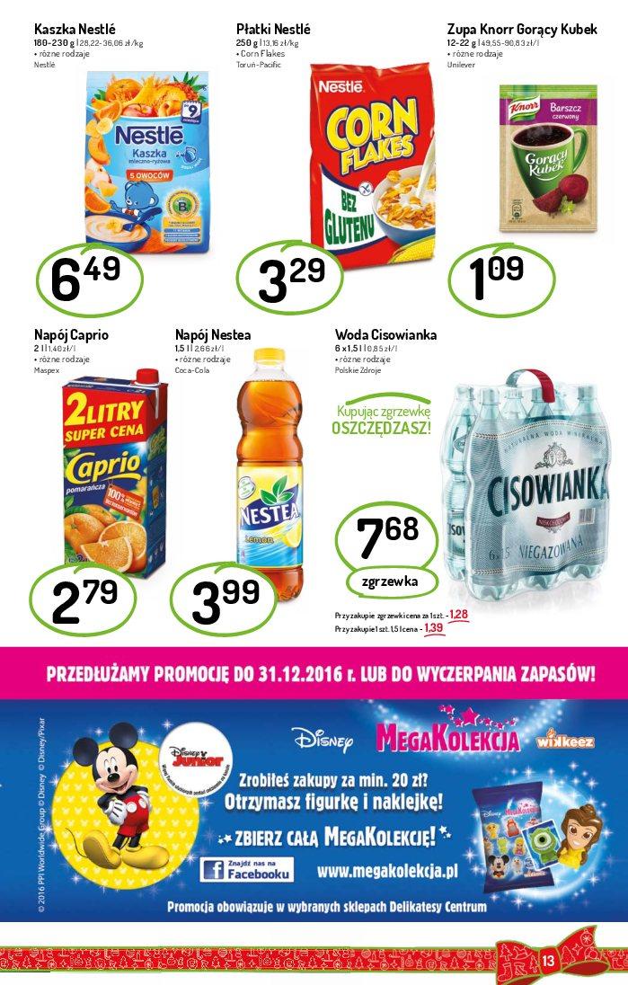 Gazetka promocyjna Delikatesy Centrum do 18/12/2016 str.13