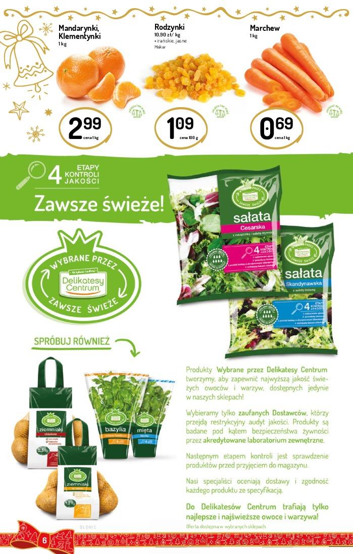 Gazetka promocyjna Delikatesy Centrum do 24/12/2016 str.6