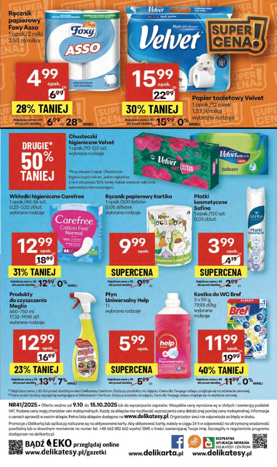 Gazetka promocyjna Delikatesy Centrum do 15/10/2025 str.52