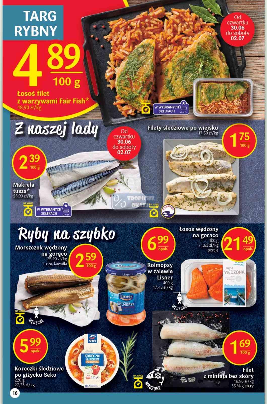 Gazetka promocyjna Delikatesy Centrum do 06/07/2022 str.16