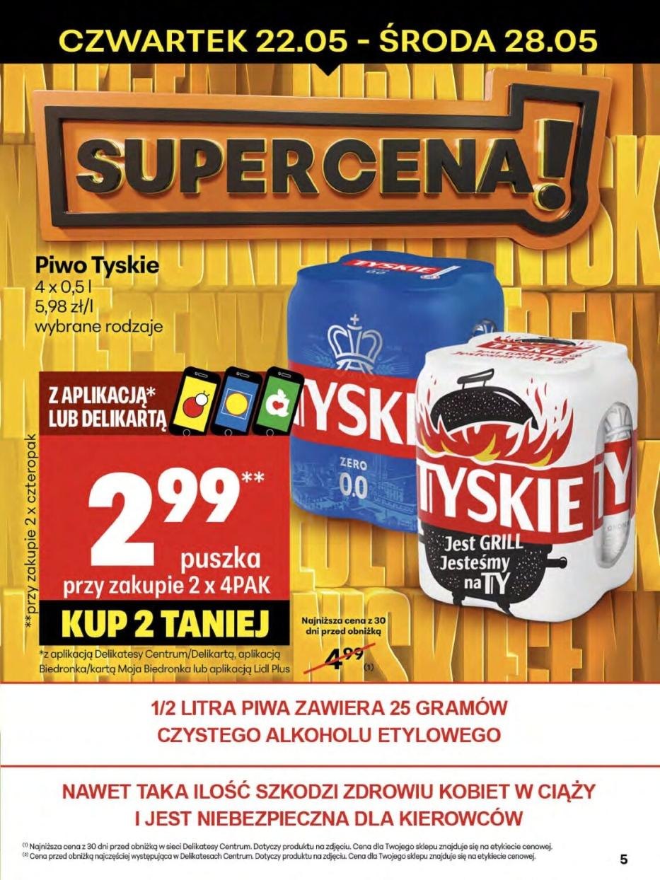 Gazetka promocyjna Delikatesy Centrum do 28/05/2025 str.5