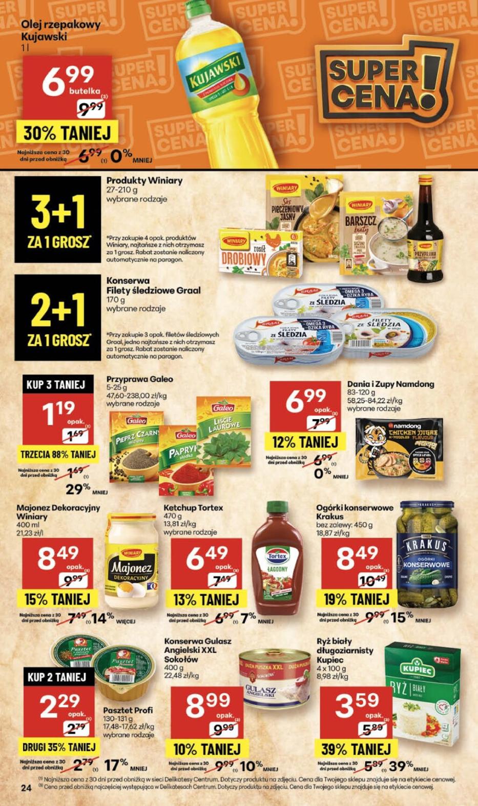 Gazetka promocyjna Delikatesy Centrum do 29/10/2025 str.24