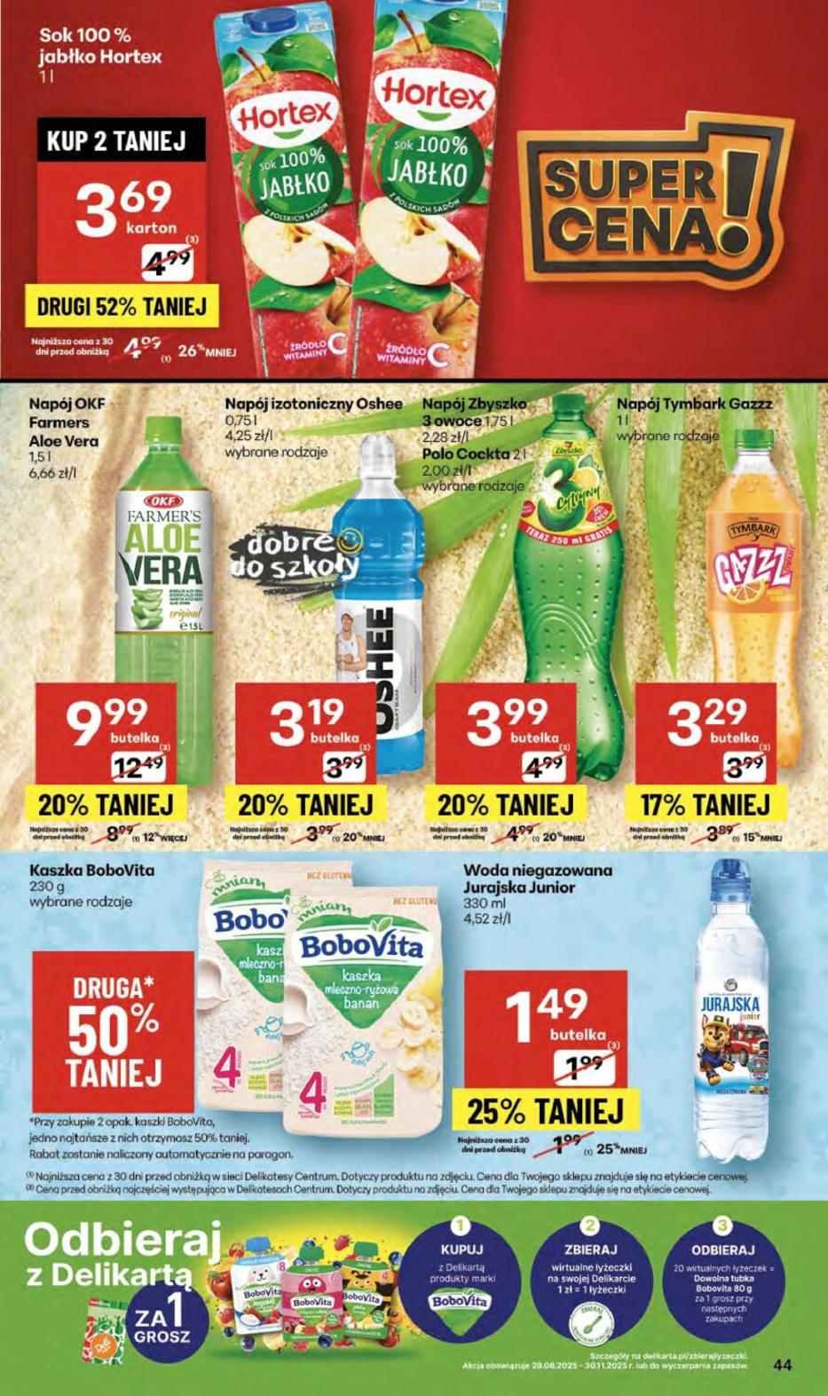 Gazetka promocyjna Delikatesy Centrum do 17/09/2025 str.44