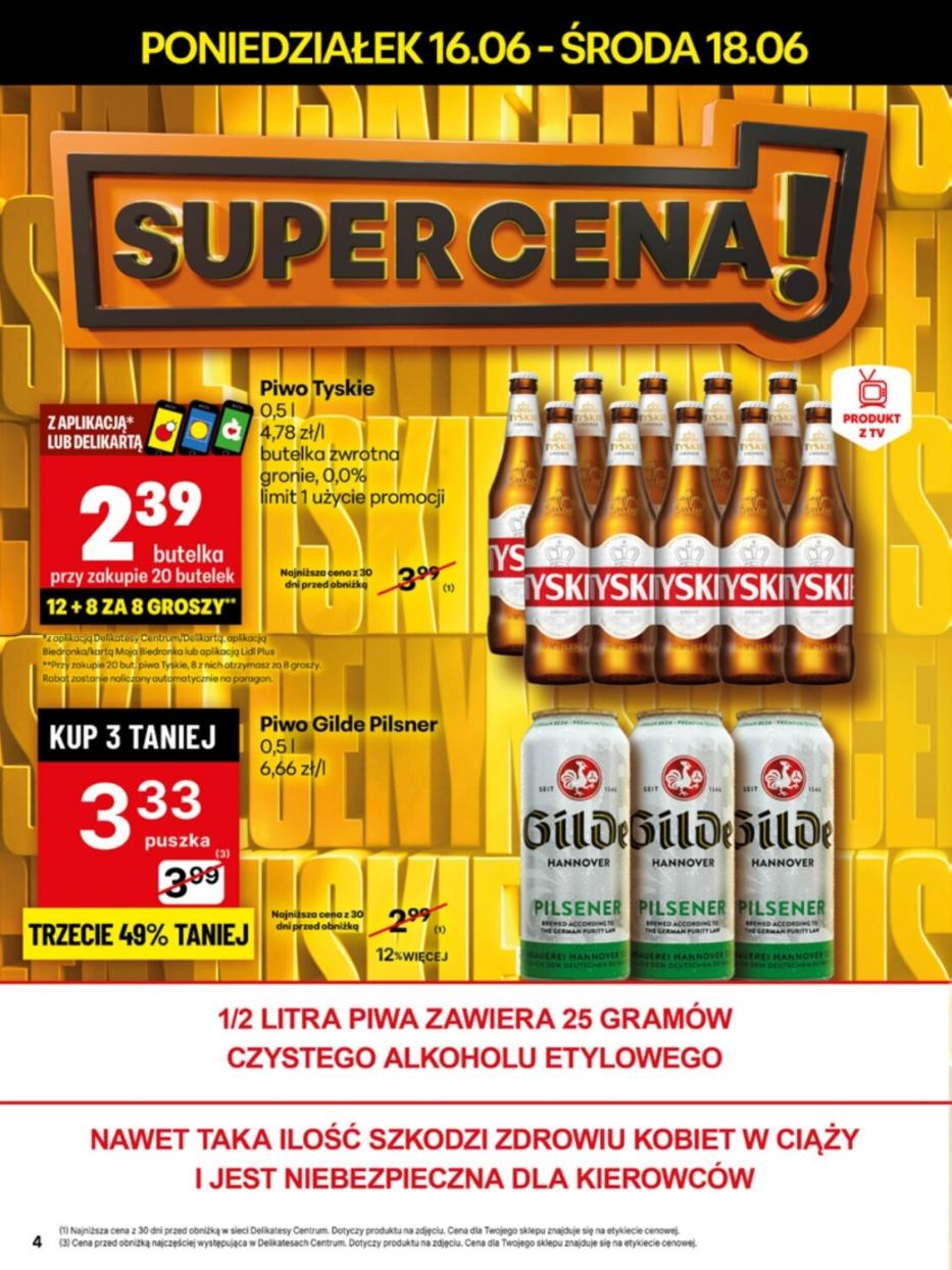 Gazetka promocyjna Delikatesy Centrum do 21/06/2025 str.4