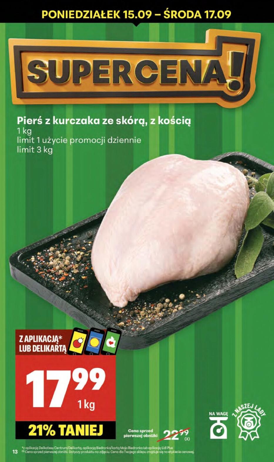 Gazetka promocyjna Delikatesy Centrum do 17/09/2025 str.13