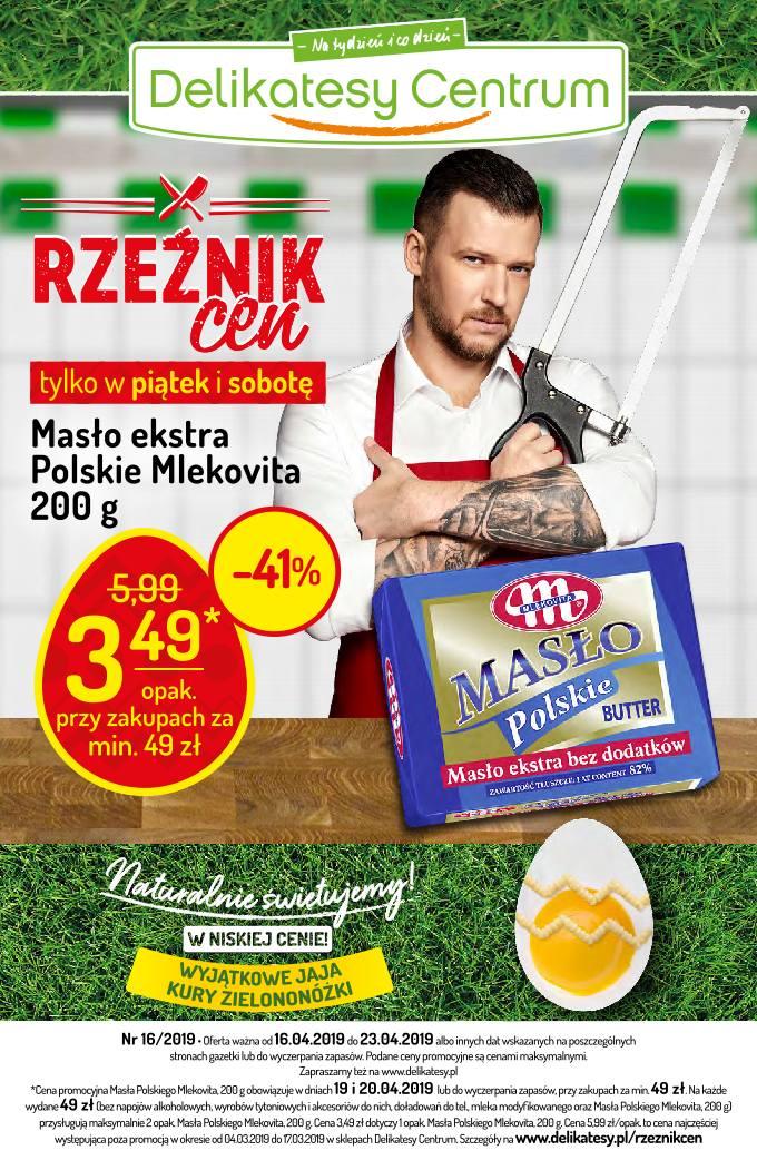 Gazetka promocyjna Delikatesy Centrum do 23/04/2019 str.0