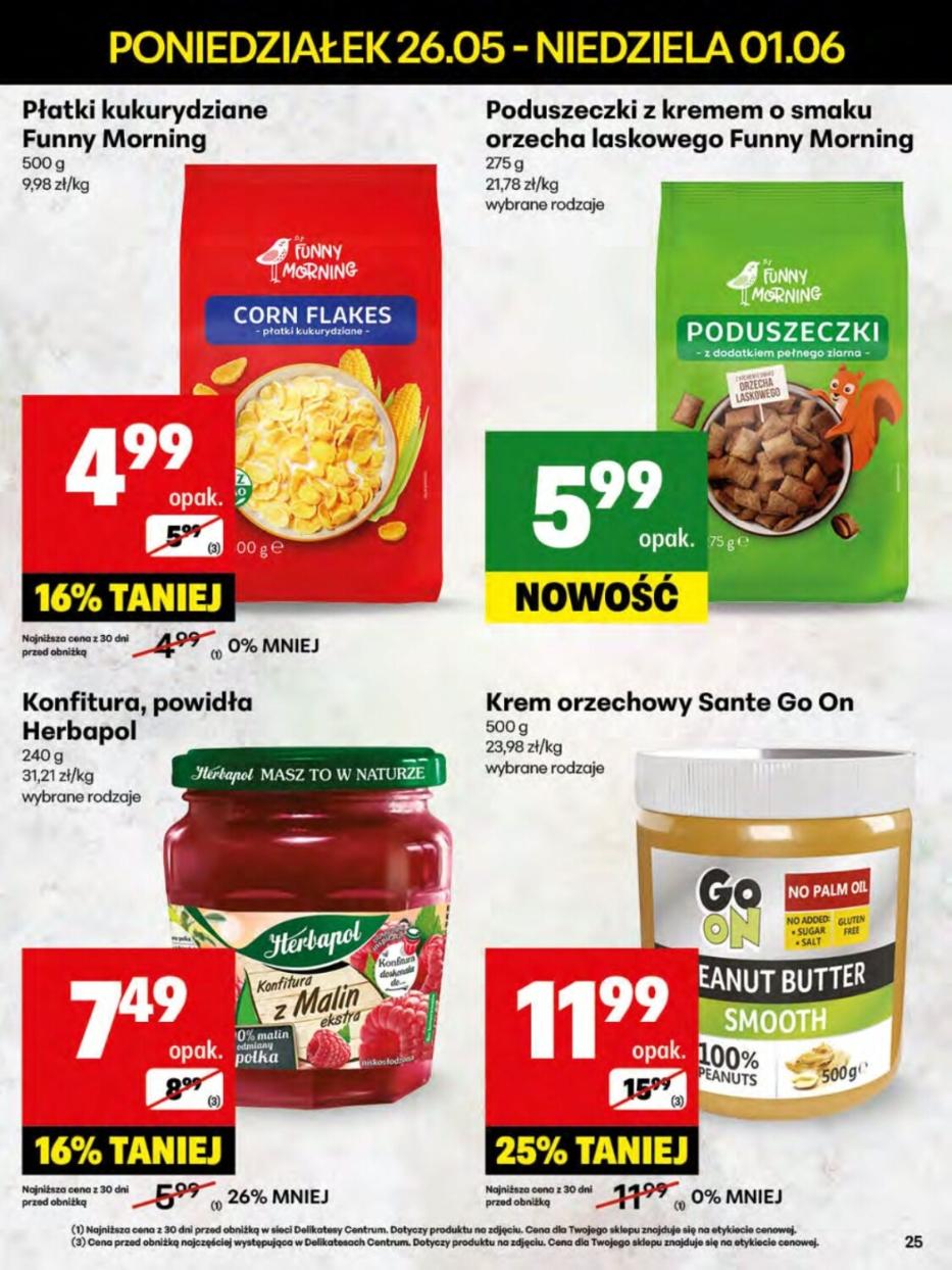 Gazetka promocyjna Delikatesy Centrum do 31/05/2025 str.25