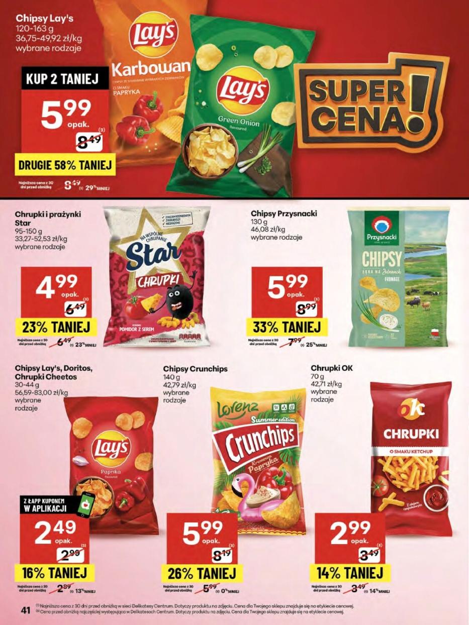 Gazetka promocyjna Delikatesy Centrum do 20/08/2025 str.41