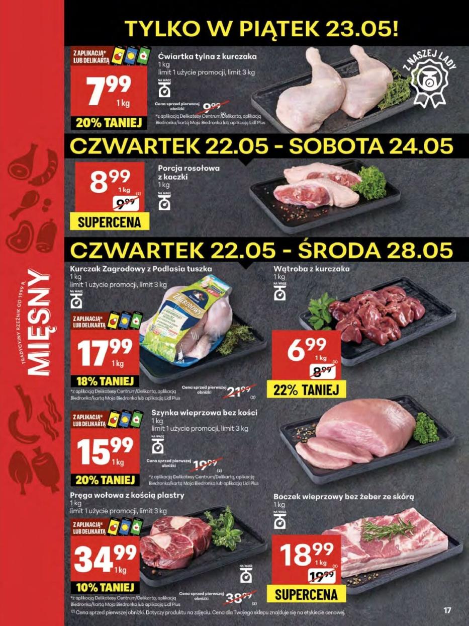 Gazetka promocyjna Delikatesy Centrum do 28/05/2025 str.17