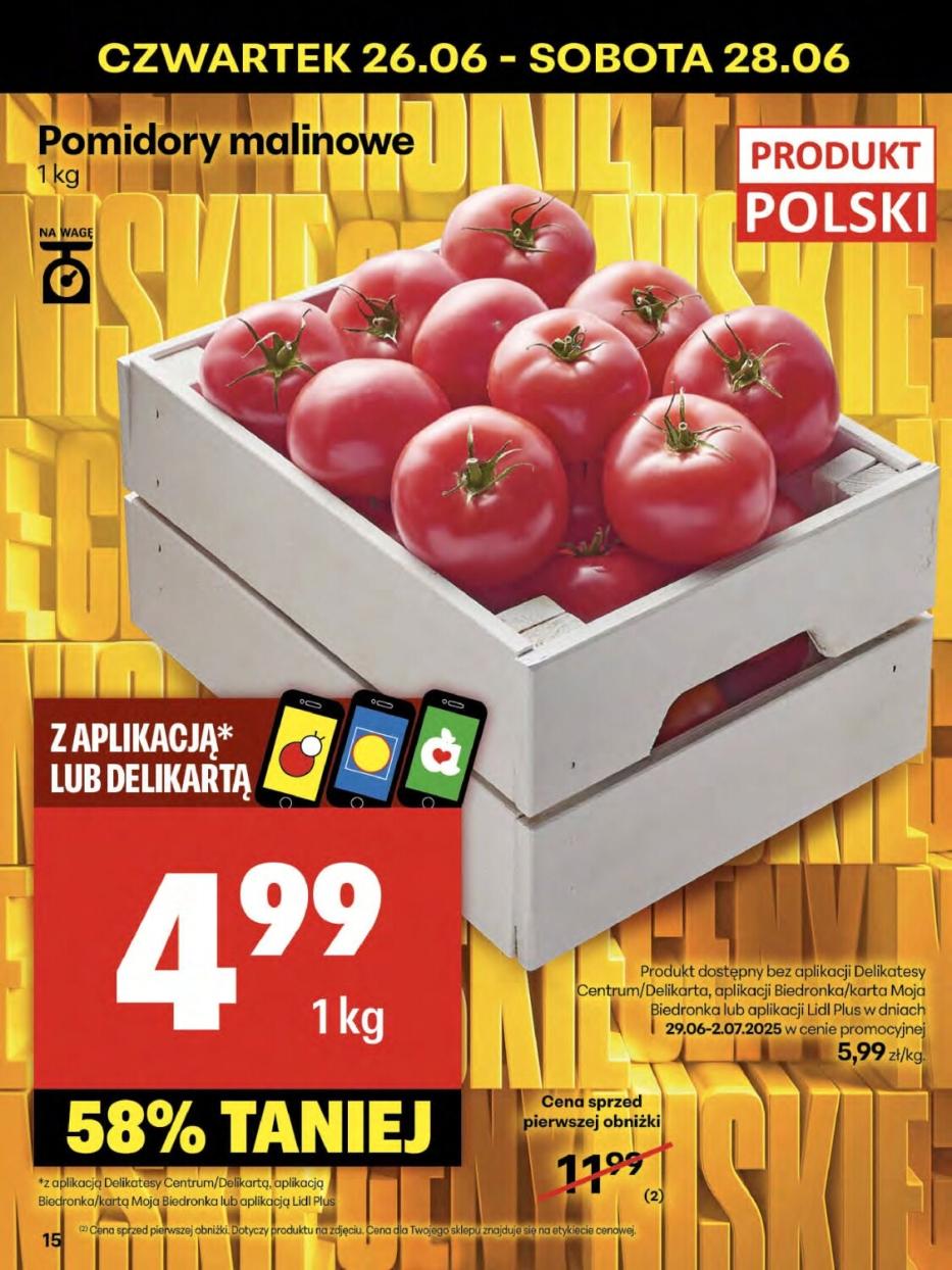Gazetka promocyjna Delikatesy Centrum do 02/07/2025 str.15