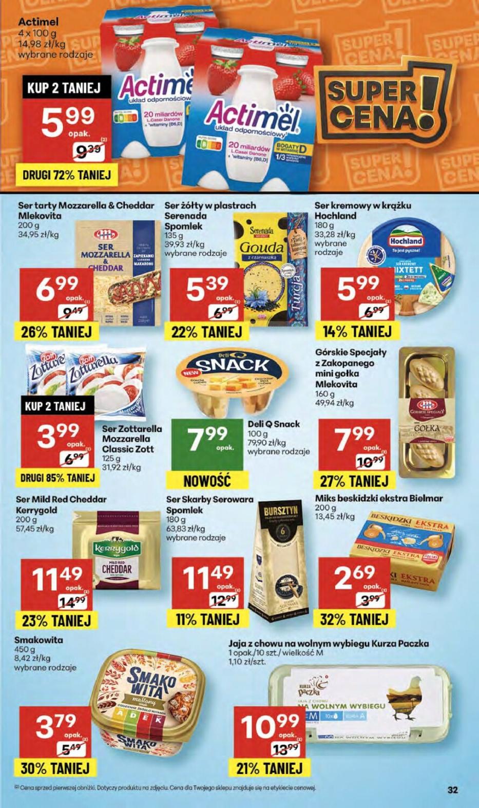 Gazetka promocyjna Delikatesy Centrum do 22/10/2025 str.32