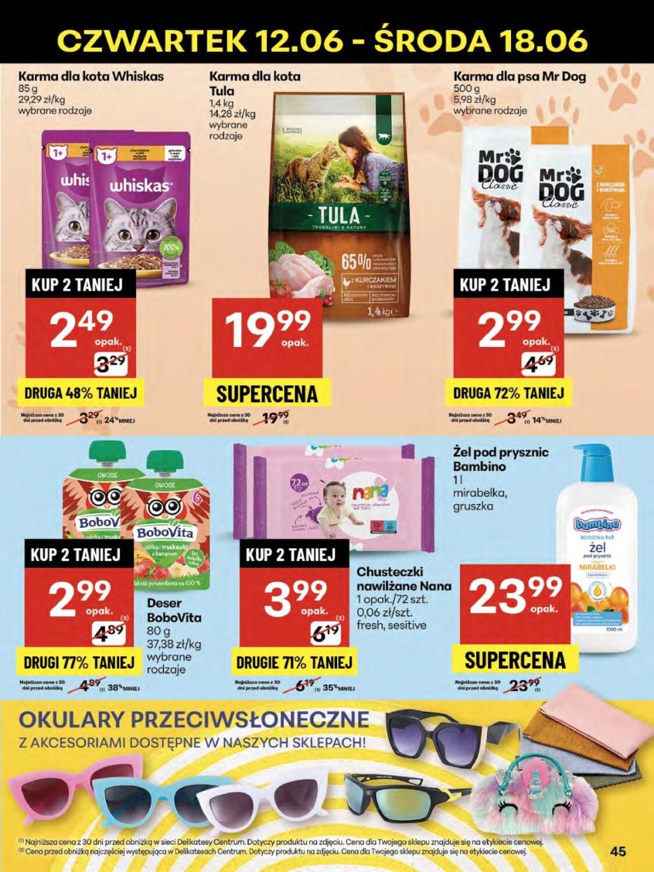 Gazetka promocyjna Delikatesy Centrum do 18/06/2025 str.45