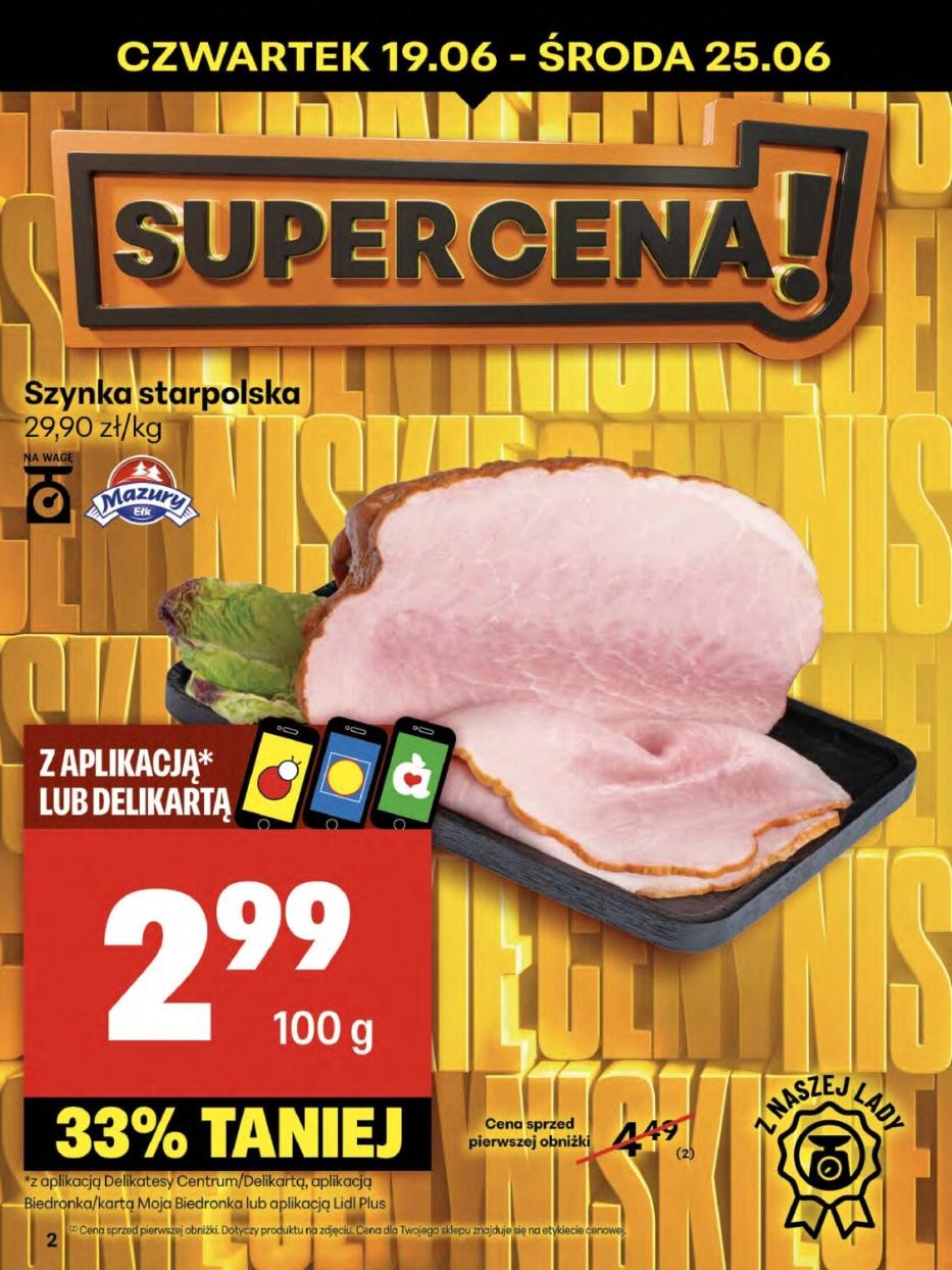 Gazetka promocyjna Delikatesy Centrum do 25/06/2025 str.2