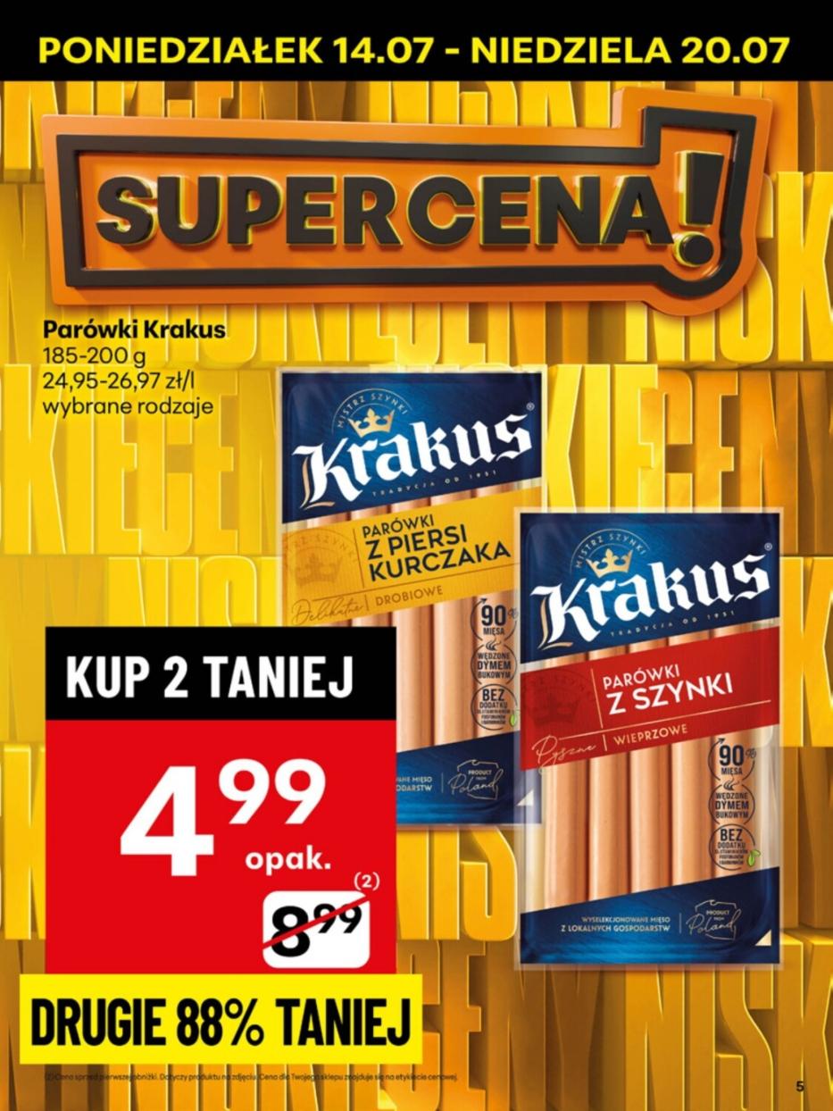 Gazetka promocyjna Delikatesy Centrum do 20/07/2025 str.5