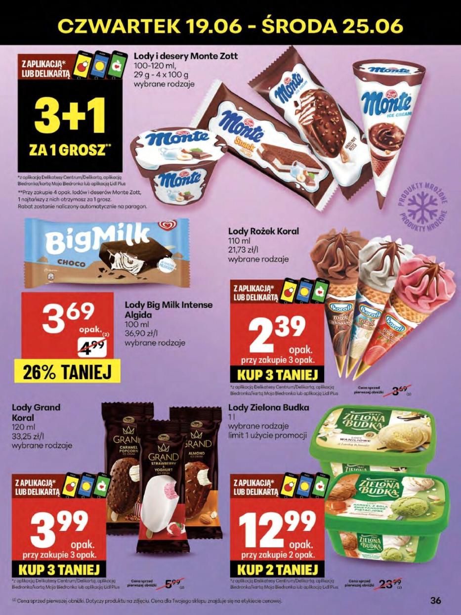 Gazetka promocyjna Delikatesy Centrum do 25/06/2025 str.36