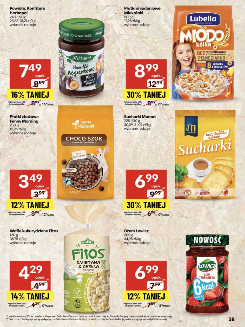 Gazetka promocyjna Delikatesy Centrum do 13/08/2025 str.38