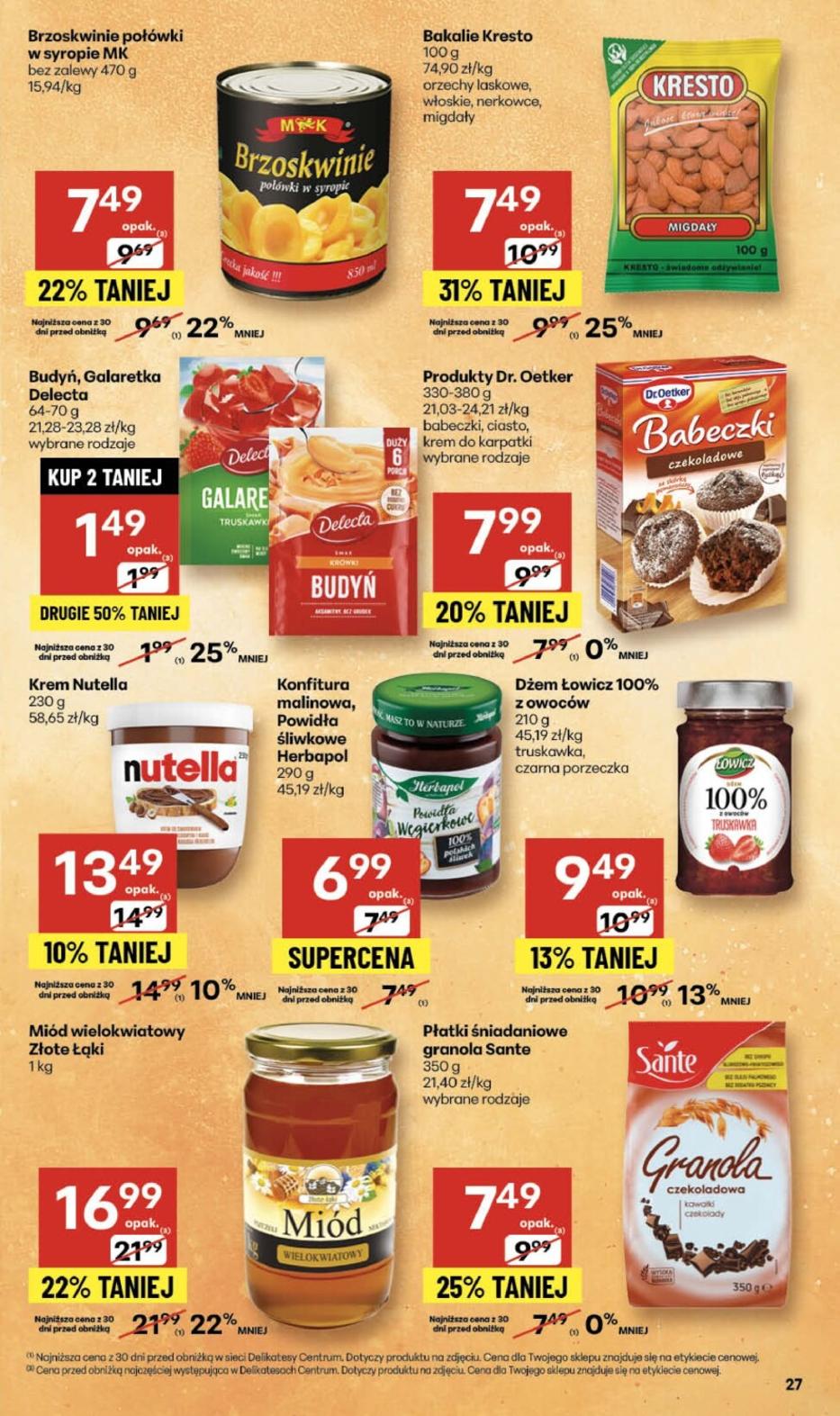 Gazetka promocyjna Delikatesy Centrum do 29/10/2025 str.27