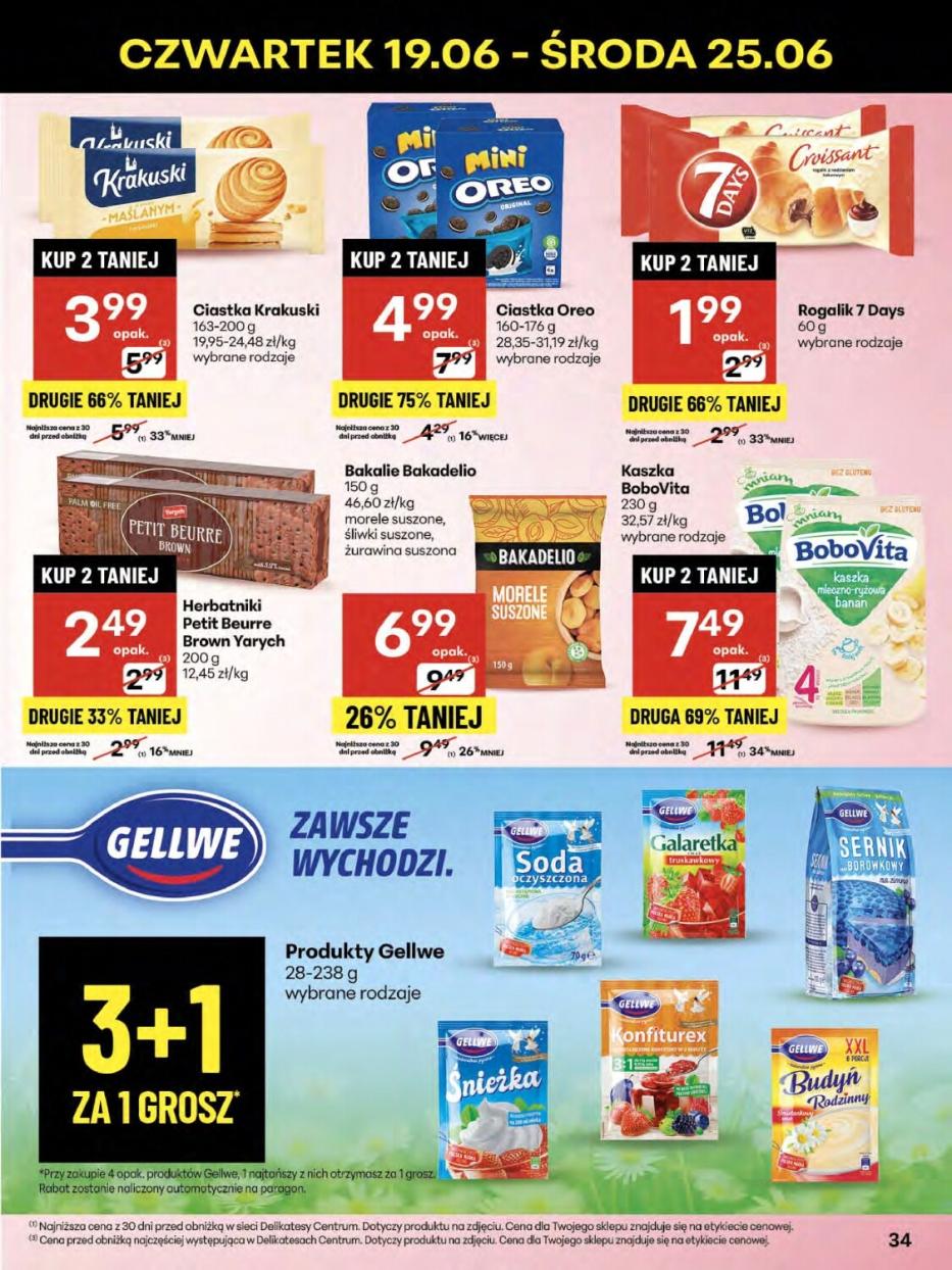 Gazetka promocyjna Delikatesy Centrum do 25/06/2025 str.34