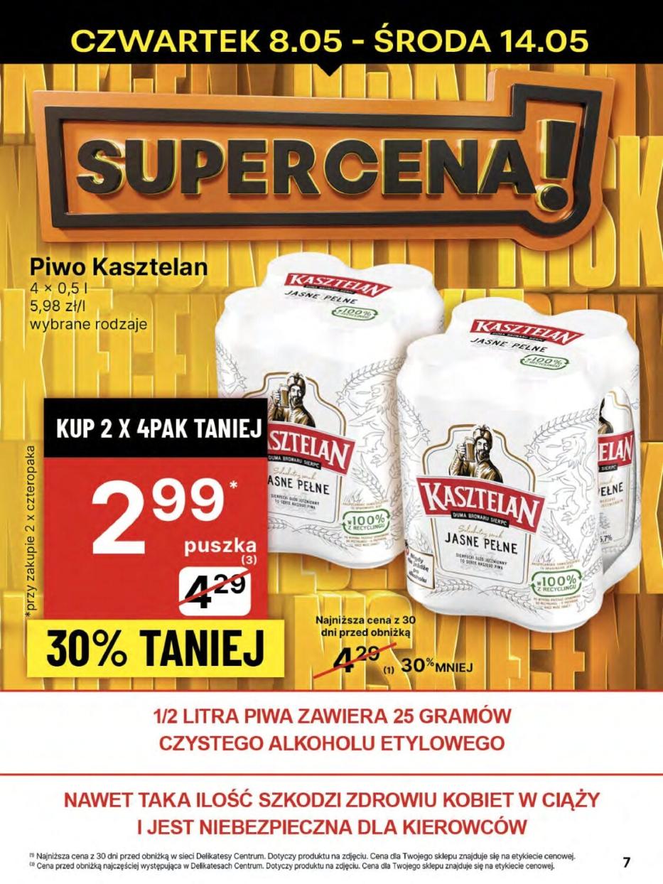Gazetka promocyjna Delikatesy Centrum do 14/05/2025 str.7