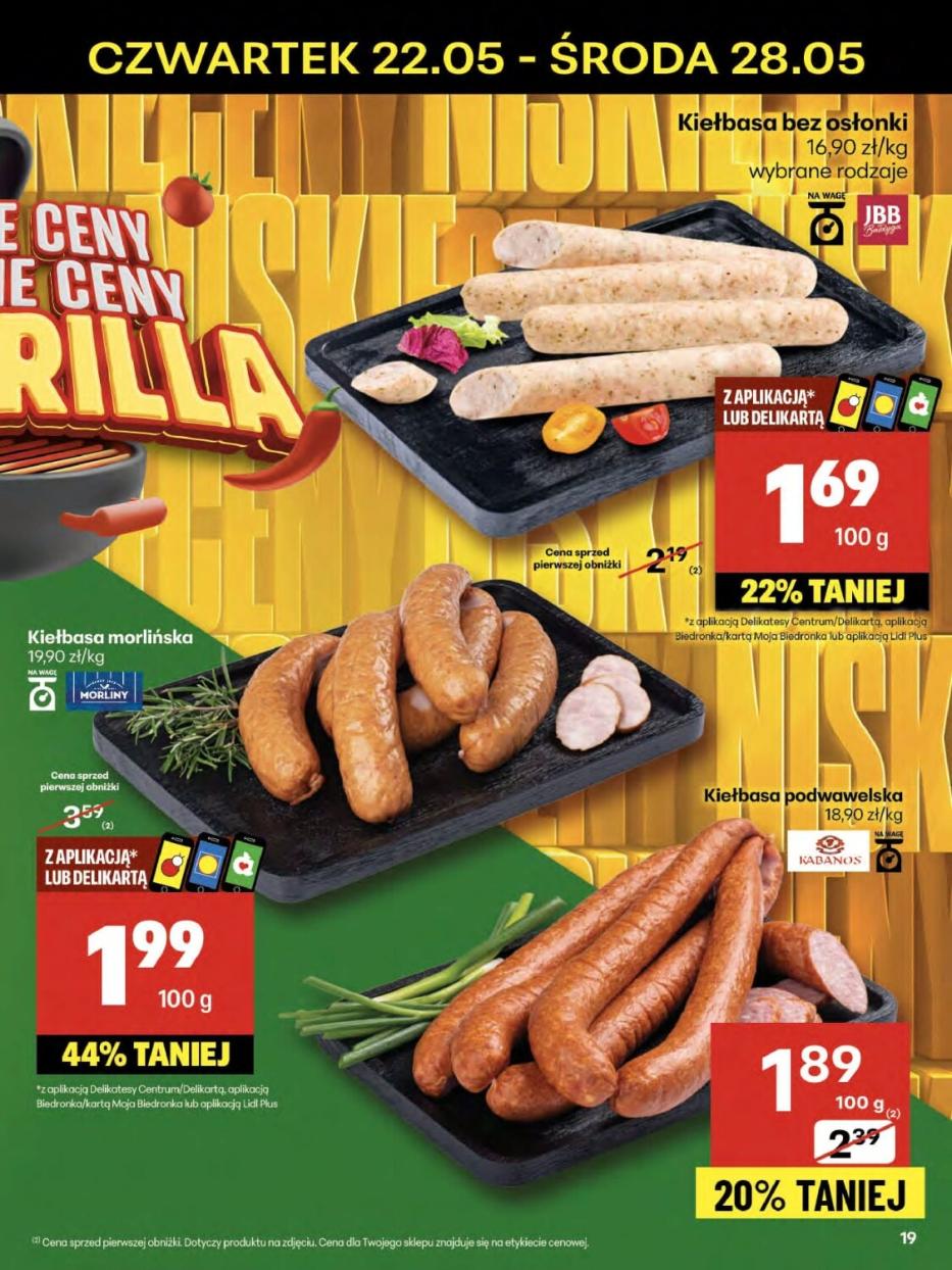Gazetka promocyjna Delikatesy Centrum do 28/05/2025 str.19