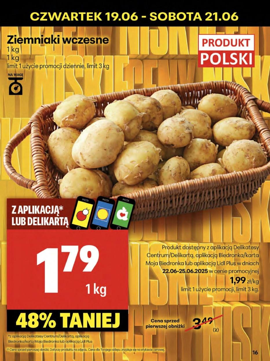 Gazetka promocyjna Delikatesy Centrum do 25/06/2025 str.16