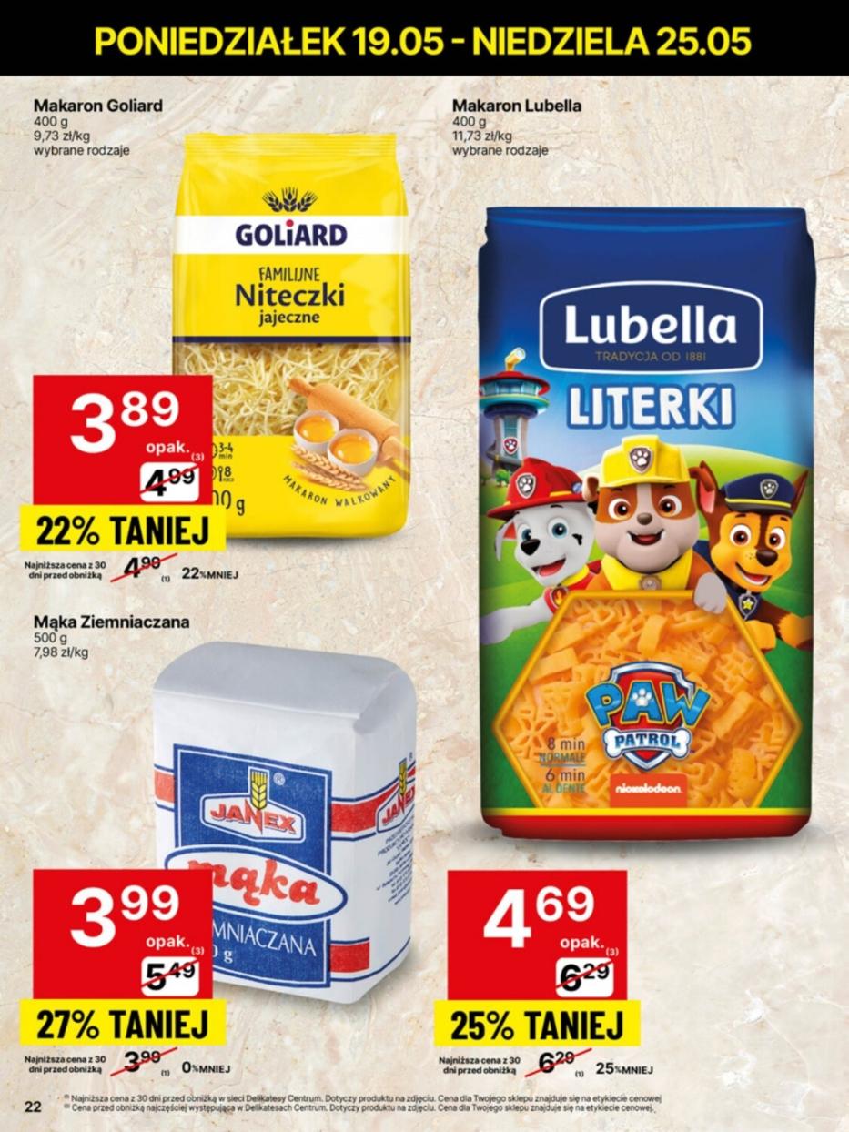 Gazetka promocyjna Delikatesy Centrum do 25/05/2025 str.22