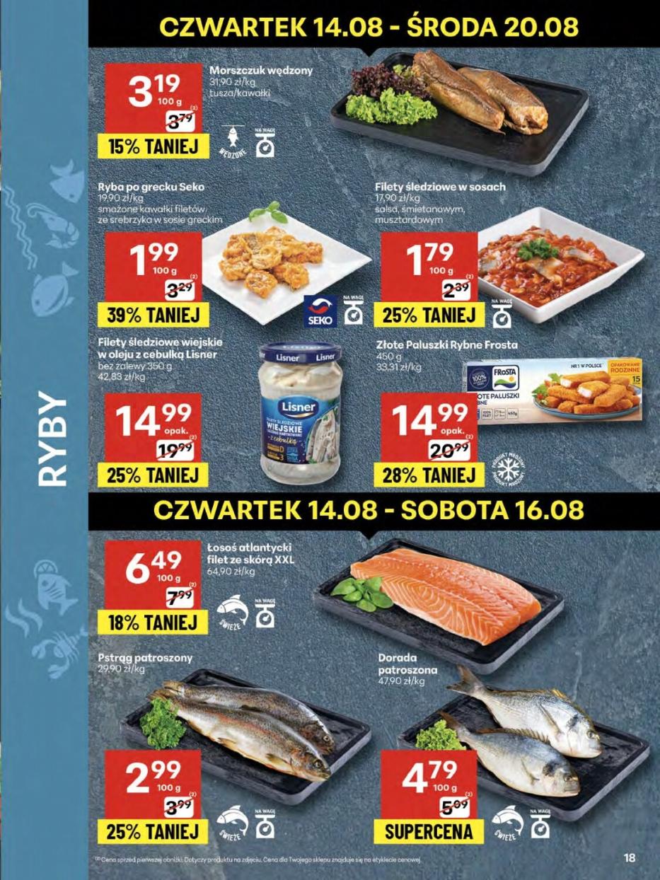 Gazetka promocyjna Delikatesy Centrum do 20/08/2025 str.18