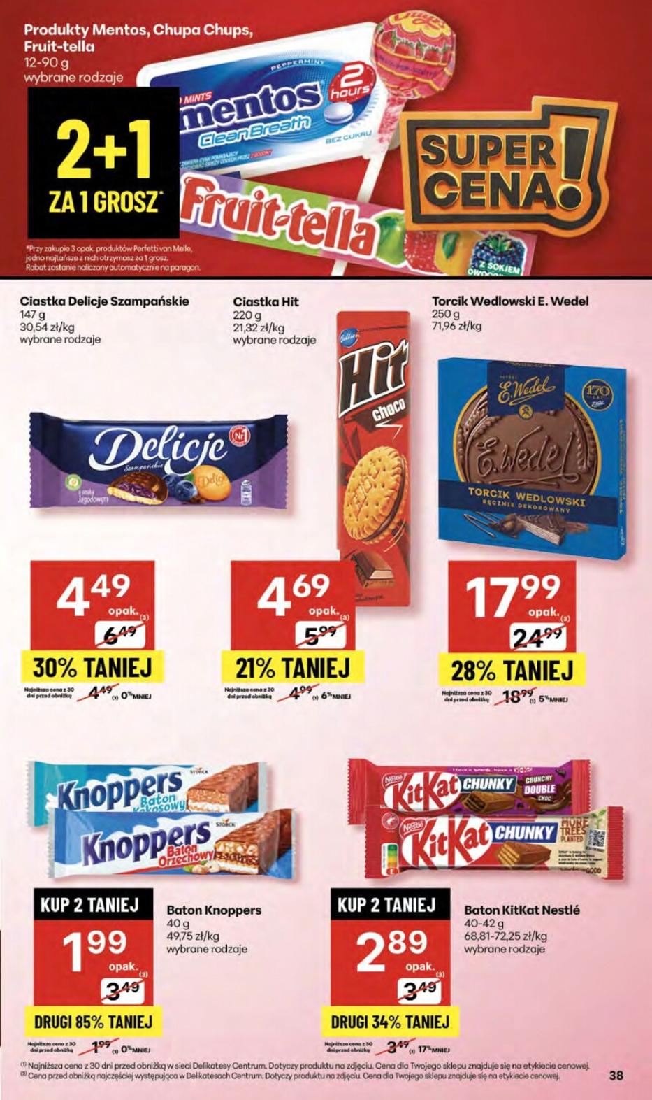 Gazetka promocyjna Delikatesy Centrum do 17/09/2025 str.38