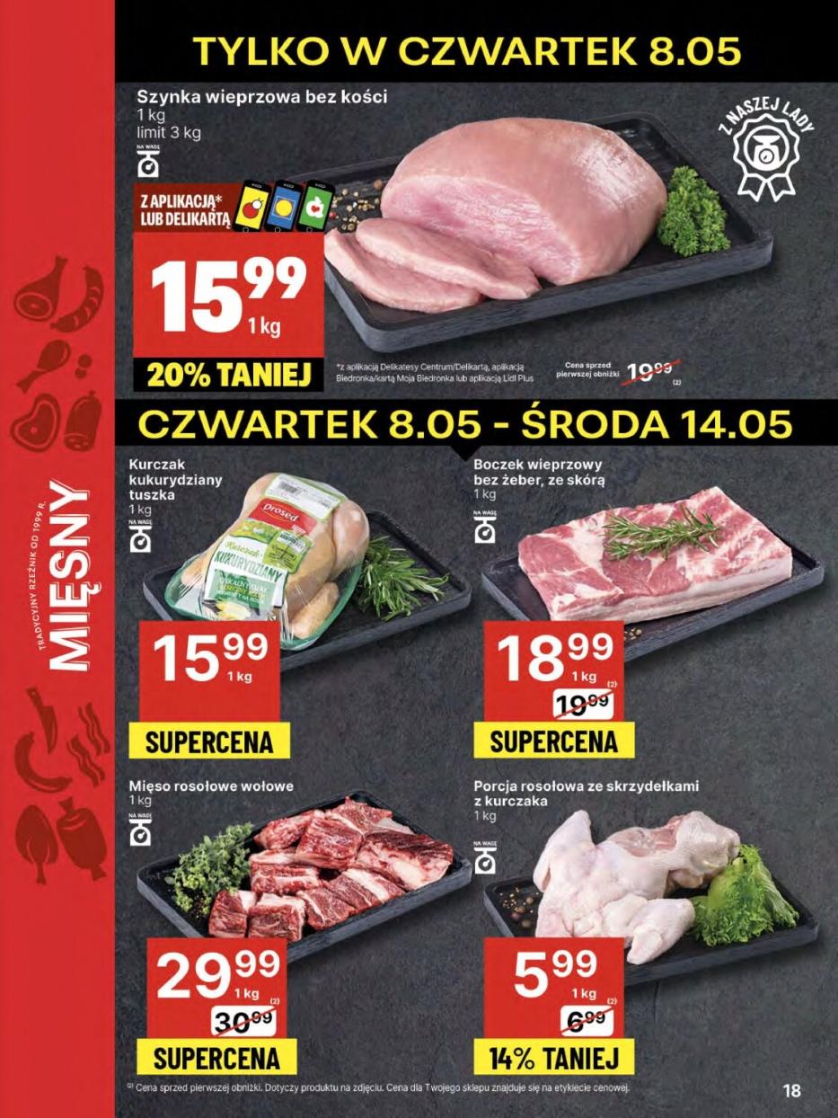 Gazetka promocyjna Delikatesy Centrum do 14/05/2025 str.18