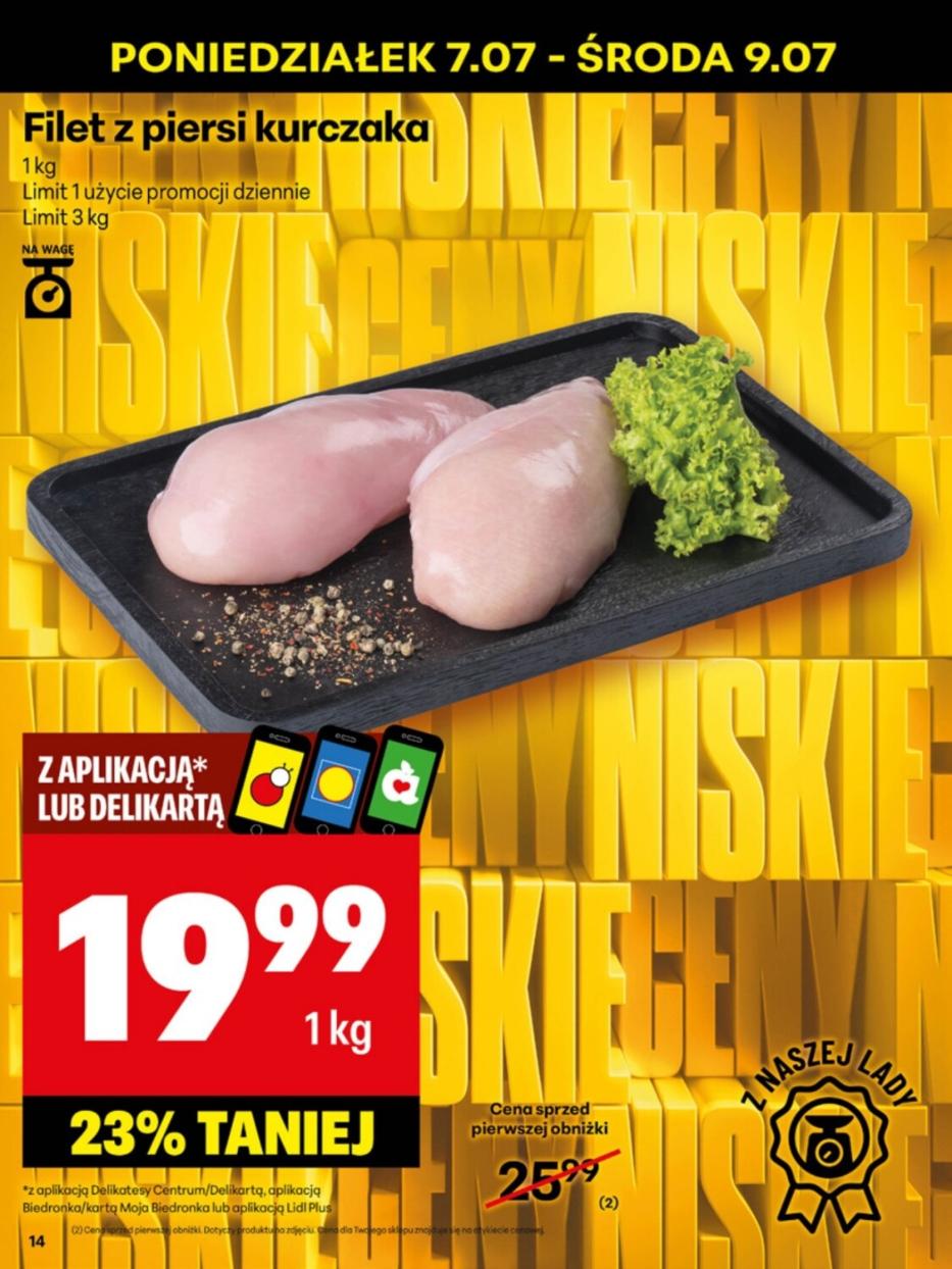 Gazetka promocyjna Delikatesy Centrum do 13/07/2025 str.14