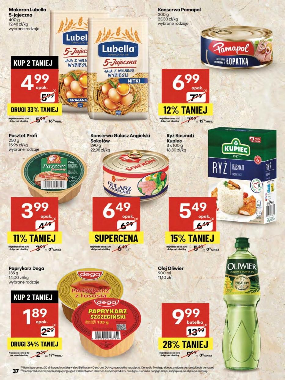 Gazetka promocyjna Delikatesy Centrum do 13/08/2025 str.37