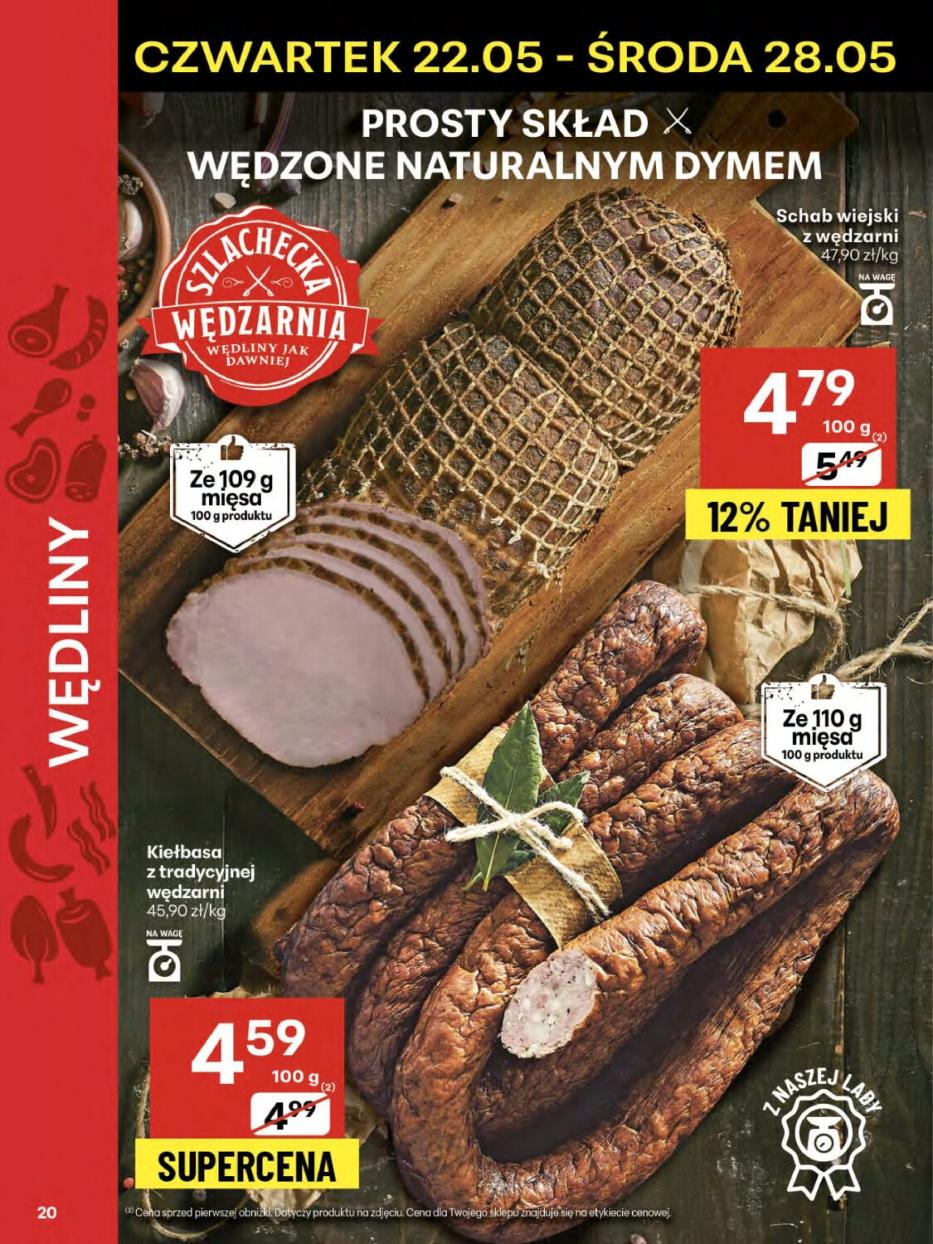 Gazetka promocyjna Delikatesy Centrum do 28/05/2025 str.20