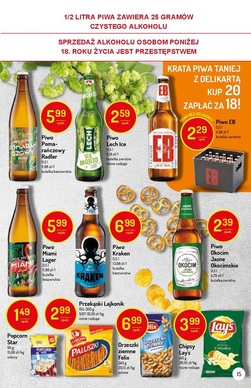 Gazetka promocyjna Delikatesy Centrum do 08/08/2018 str.15