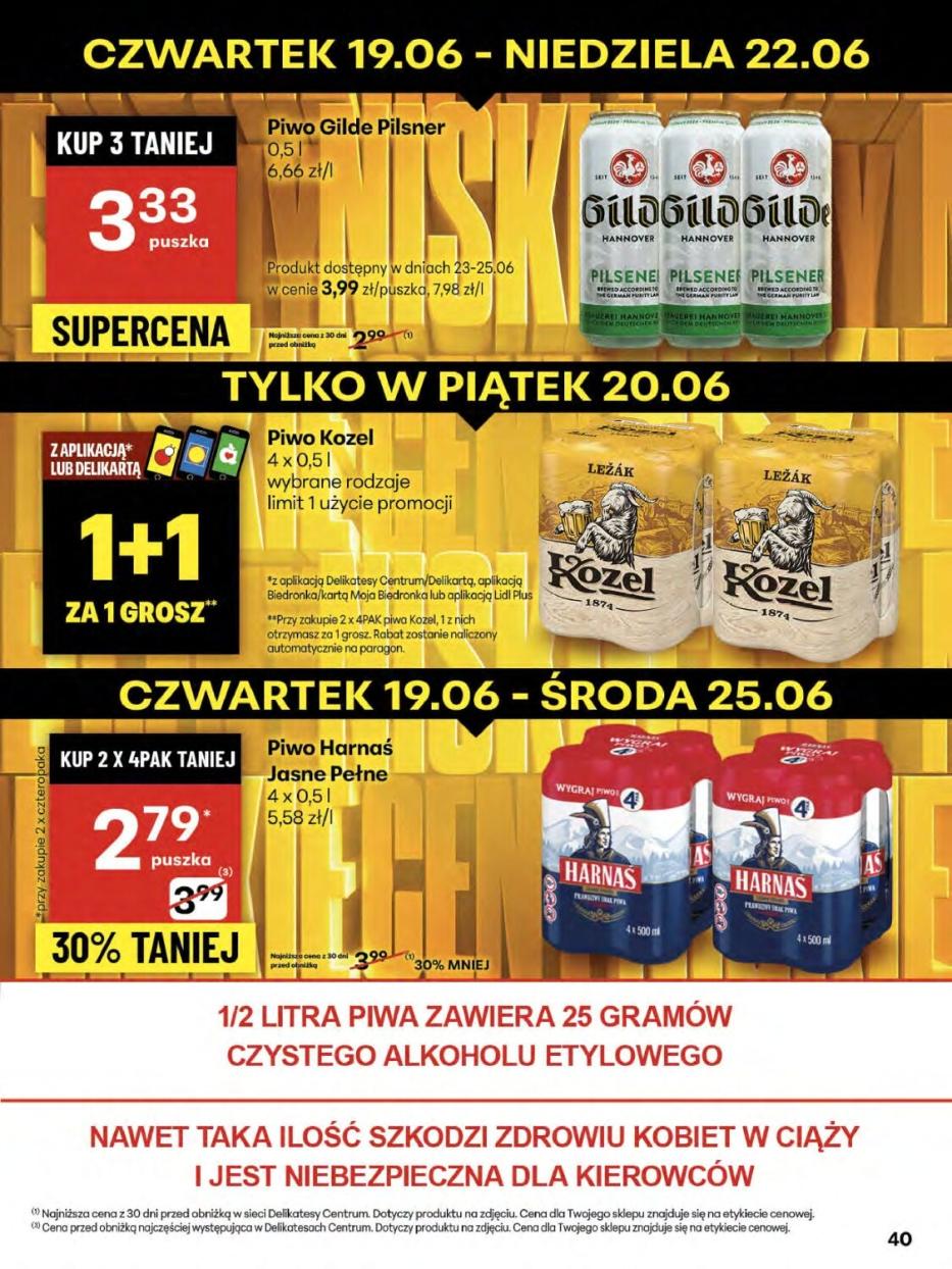 Gazetka promocyjna Delikatesy Centrum do 25/06/2025 str.40