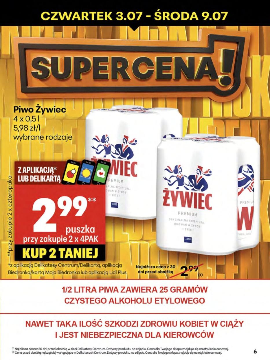Gazetka promocyjna Delikatesy Centrum do 09/07/2025 str.6