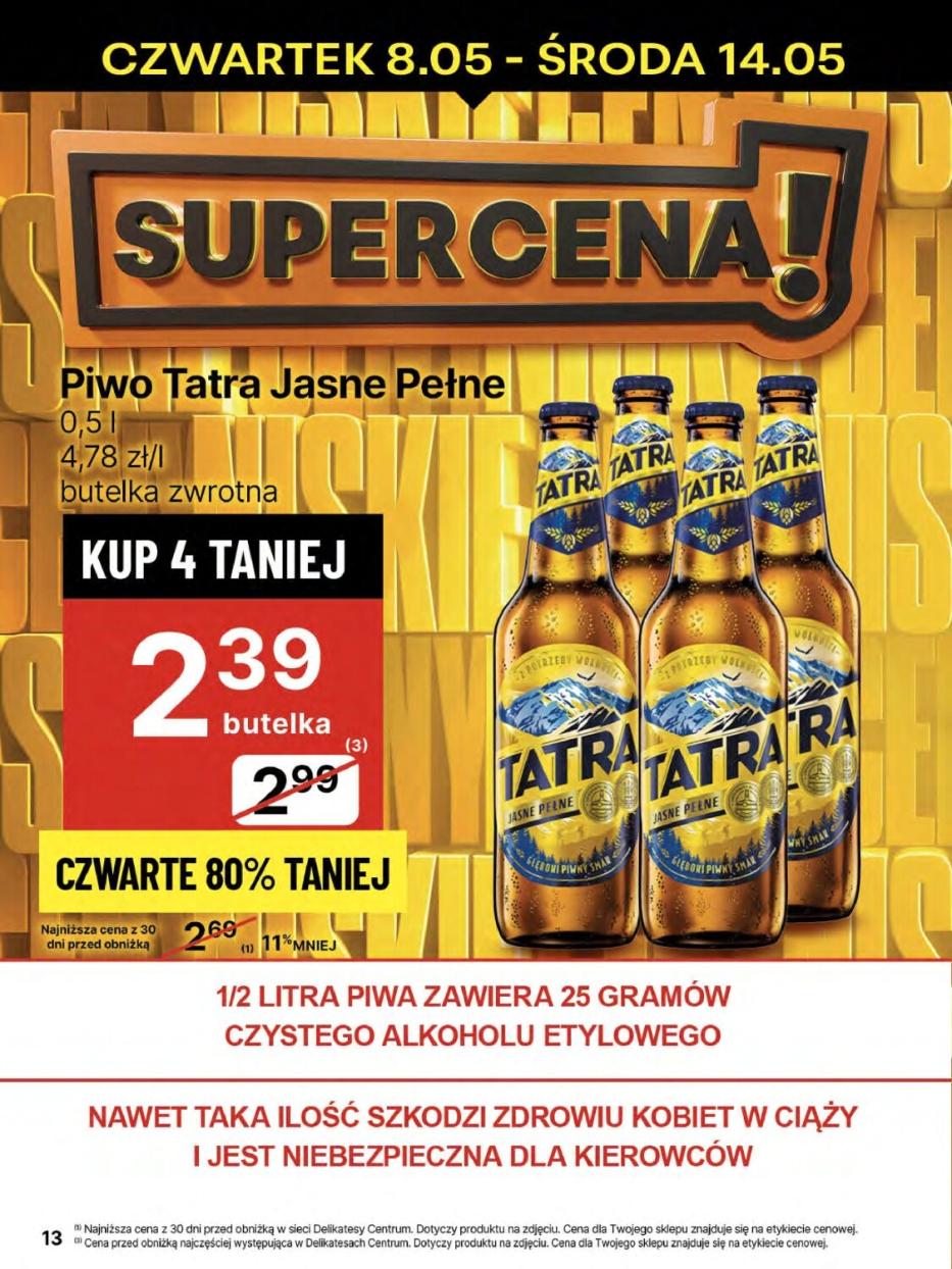 Gazetka promocyjna Delikatesy Centrum do 14/05/2025 str.13