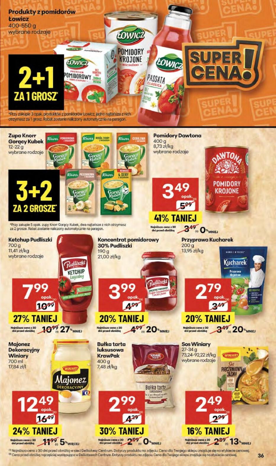 Gazetka promocyjna Delikatesy Centrum do 22/10/2025 str.36