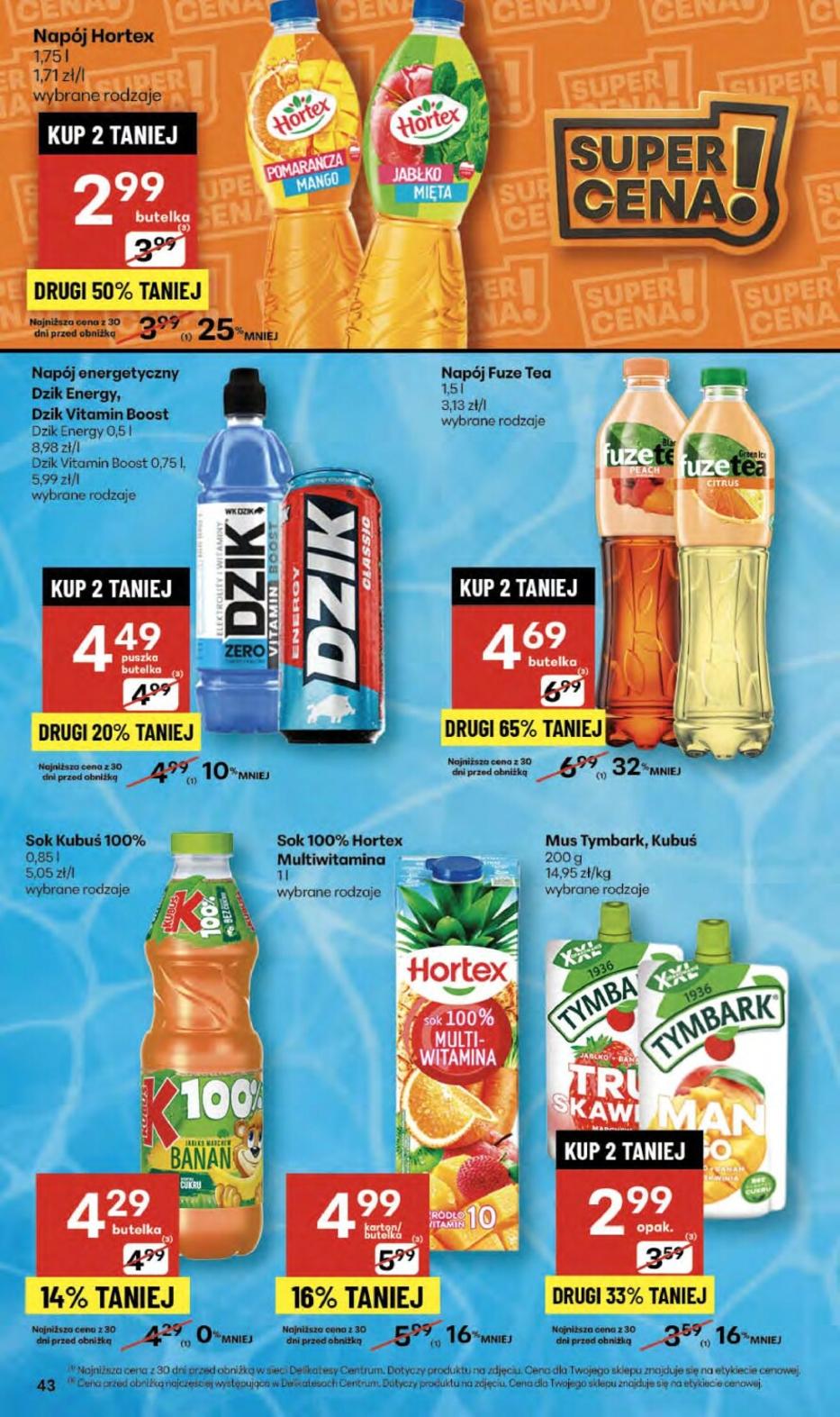 Gazetka promocyjna Delikatesy Centrum do 22/10/2025 str.43